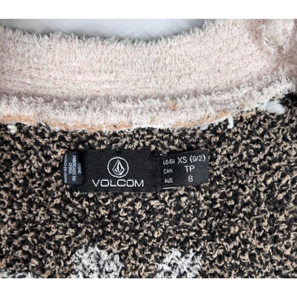 Volcom Cardigan Dazie Fly By Size XS Oversized Daisy Grunge Hippie Granny Style - Picture 8 of 8